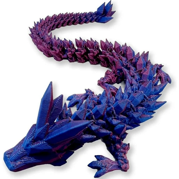 🔥 Majestic 3D Printed Dragon – 12 Inches Long 🔥
