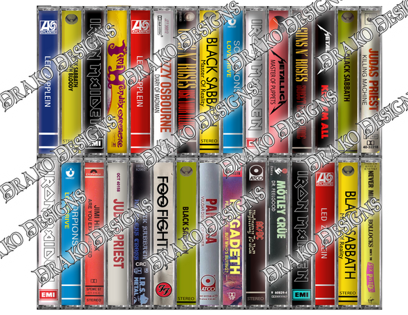 80's music cassette tape tumbler design.  PNG