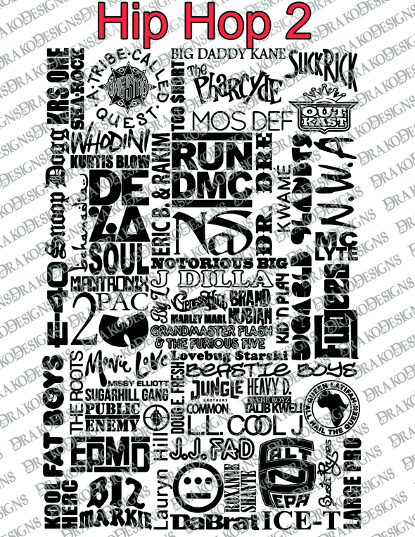 Premium heavyweight  Hip Hop compilation tee!