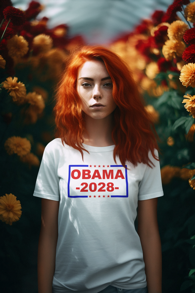 OBAMA 2028 Election T-Shirt | Modern Campaign Style | Adult & Youth Sizes