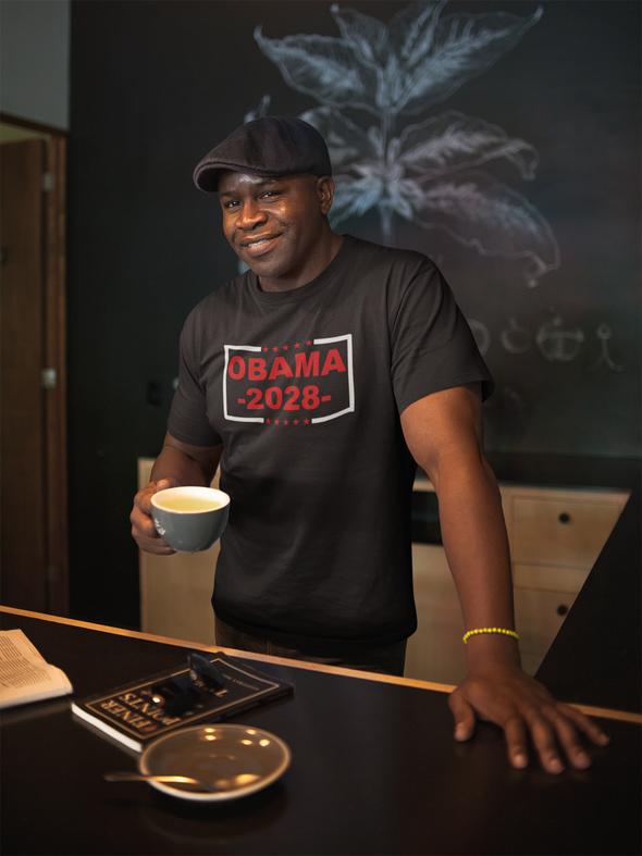 OBAMA 2028 Election T-Shirt | Modern Campaign Style | Adult & Youth Sizes