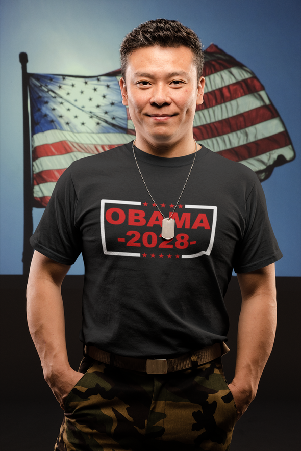 OBAMA 2028 Election T-Shirt | Modern Campaign Style | Adult & Youth Sizes