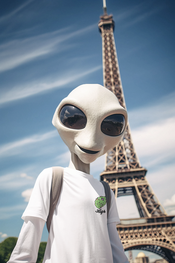 Greeting Earthlings – High/Bye Nug Tee