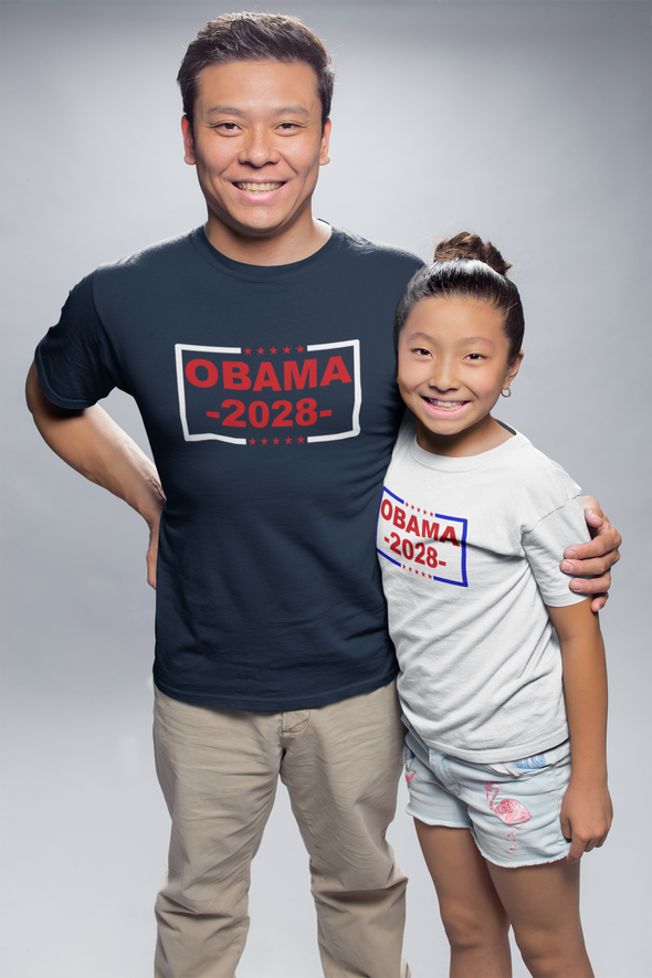 OBAMA 2028 Election T-Shirt | Modern Campaign Style | Adult & Youth Sizes