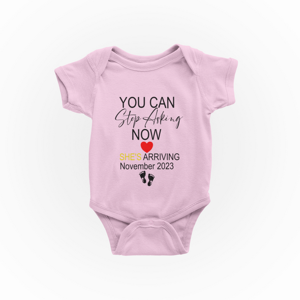 Baby Announcement Onesie