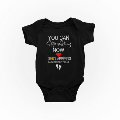 Baby Announcement Onesie