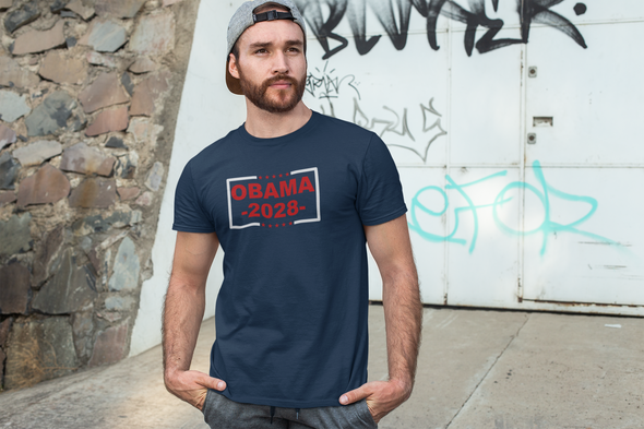 OBAMA 2028 Election T-Shirt | Modern Campaign Style | Adult & Youth Sizes