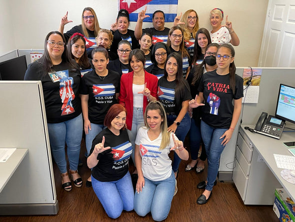 Boricuas support Cubans shirt