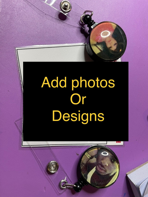 Customizable Retractable Badge reel