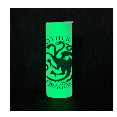 Custom  Glow in the dark straight wall 20 oz.  Tumbler