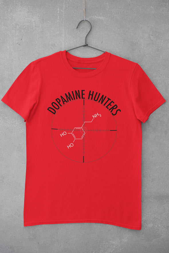 Dopamine Hunter Shirt. Represent your executive dysfunction and embrace your ADHD.   Unisex Neurodivergent.