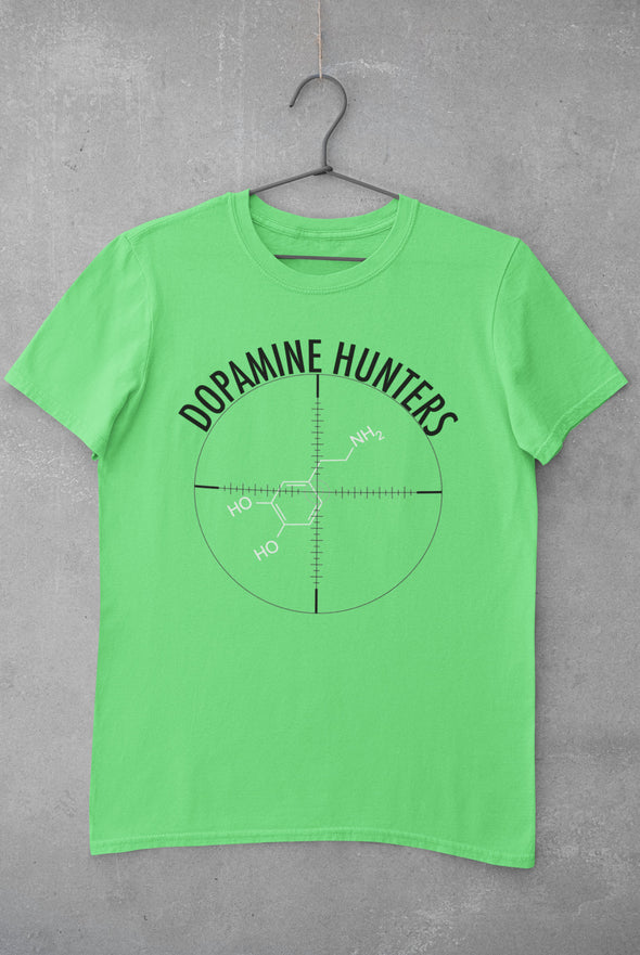 Dopamine Hunter Shirt. Represent your executive dysfunction and embrace your ADHD.   Unisex Neurodivergent.