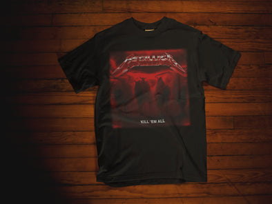 Metallica tee.   Heavy metal