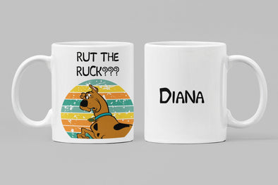 Rut the Ruck 11 oz mug.  Scooby lover gift