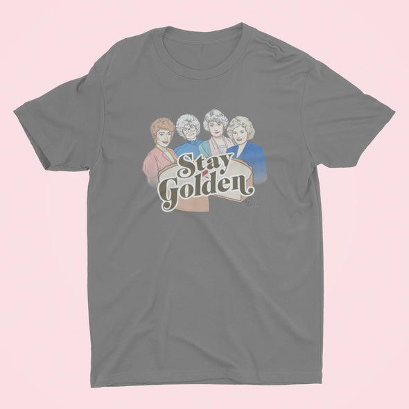 Stay Golden Cheesecake design. Shirts, mugs, dog bandanas, hoodies, socks,  Golden girls tribute.