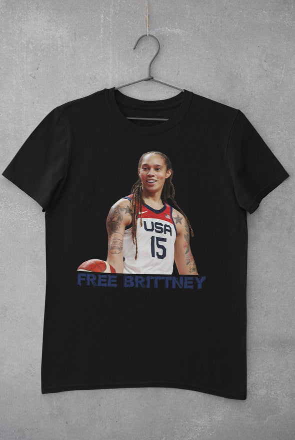 Free Brittney shirt and tumbler.  Brittney Griner. Women’s ball player. Propaganda sucks. Putin sucks.