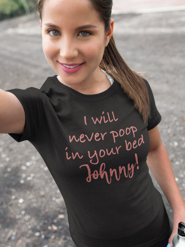 Justice for Johnny. I would never poop in the bed. Men deal with abuse too. I love Johnny Depp tee