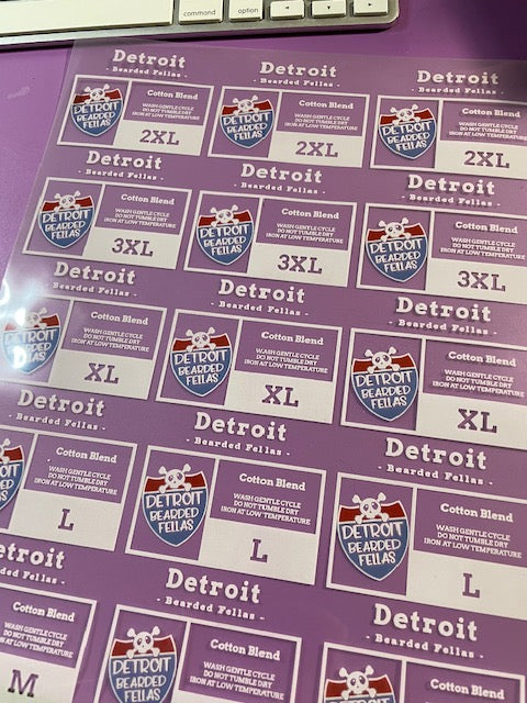 Laser transfer tagless labels