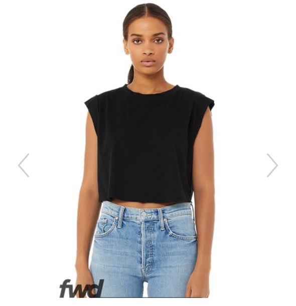 Customized Bella canvas festival crop top