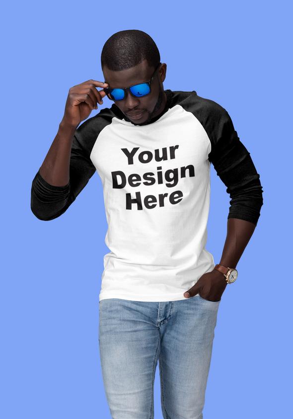 Customizable Polyester Adult Raglan